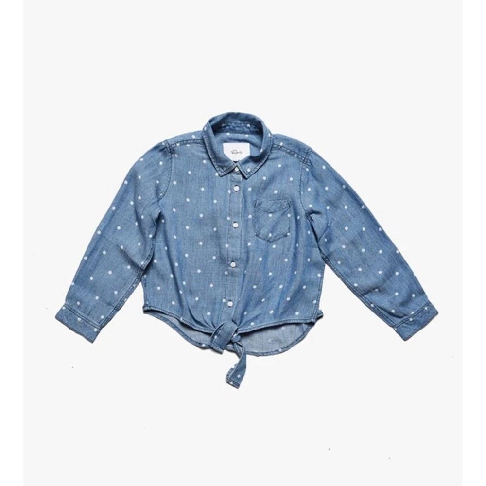 Rails Girls Valerie Chambray Top Sz 12